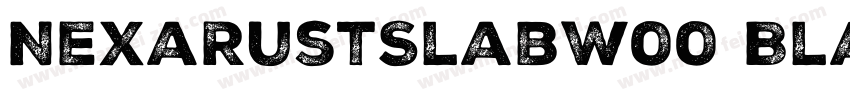 NexaRustSlabW00 Black03字体转换